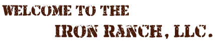 Welcome to Iron Ranch, LLC.